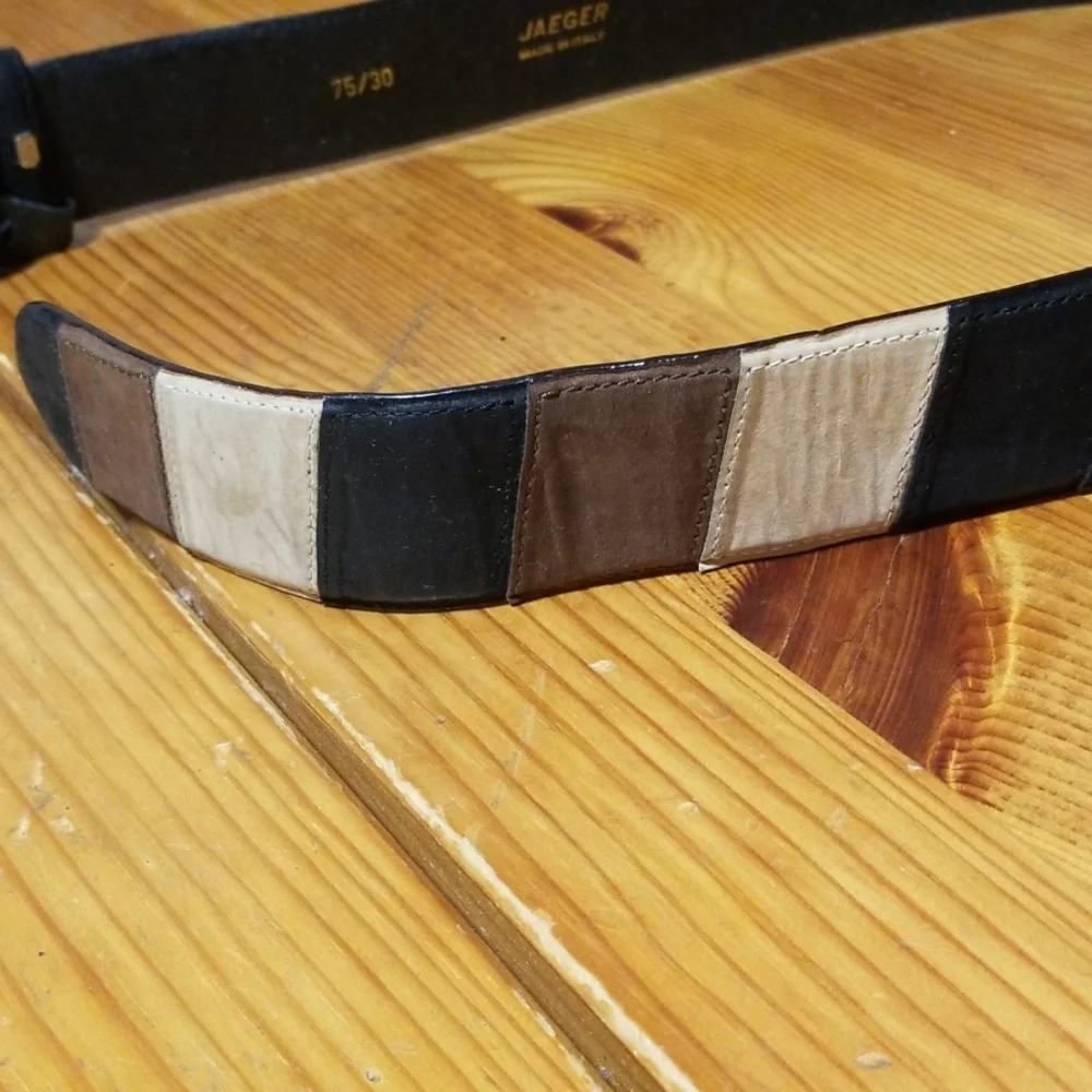 Jaeger vintage leather belt 75/30